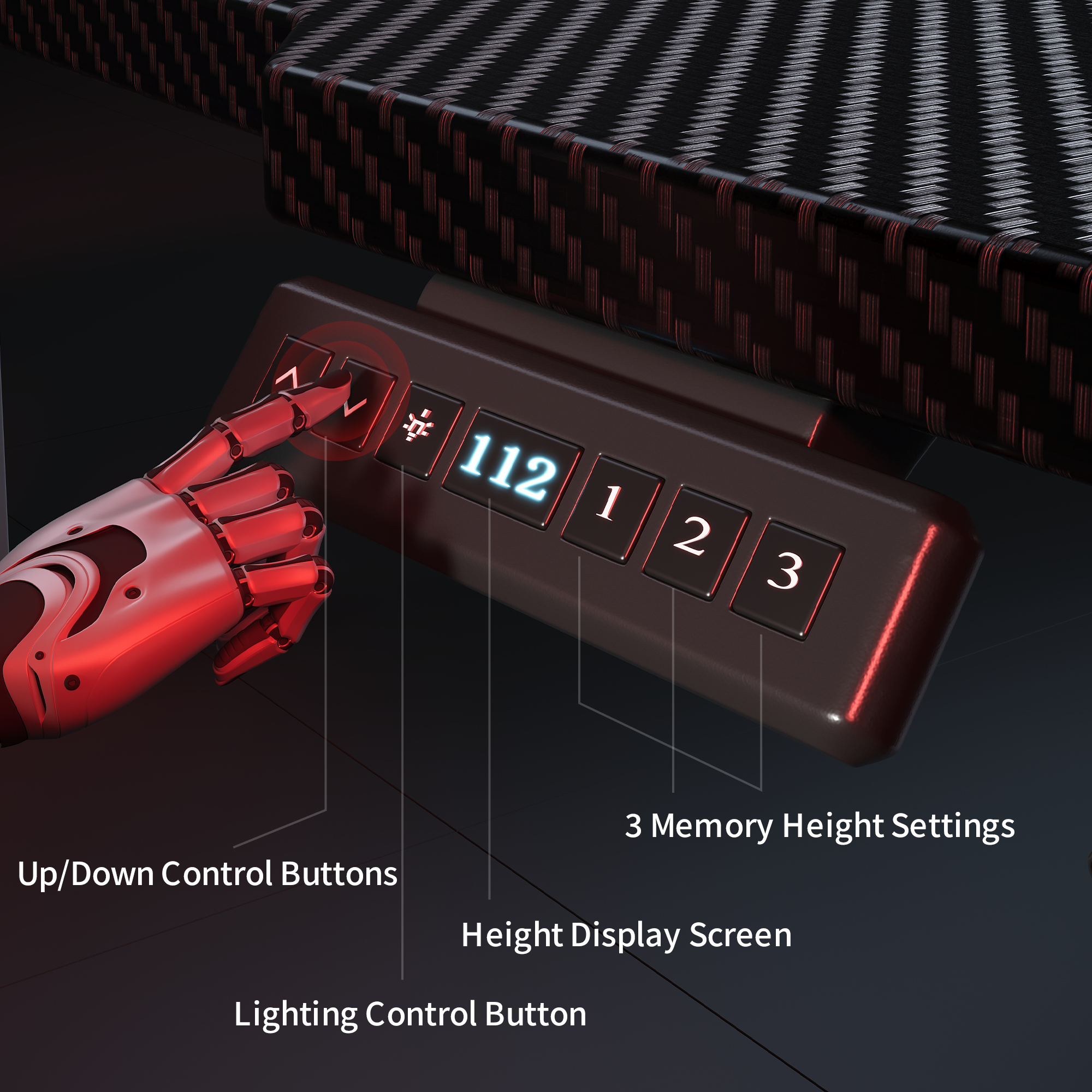 【Pre-order】K2 Dual Motor Standing Desk – White